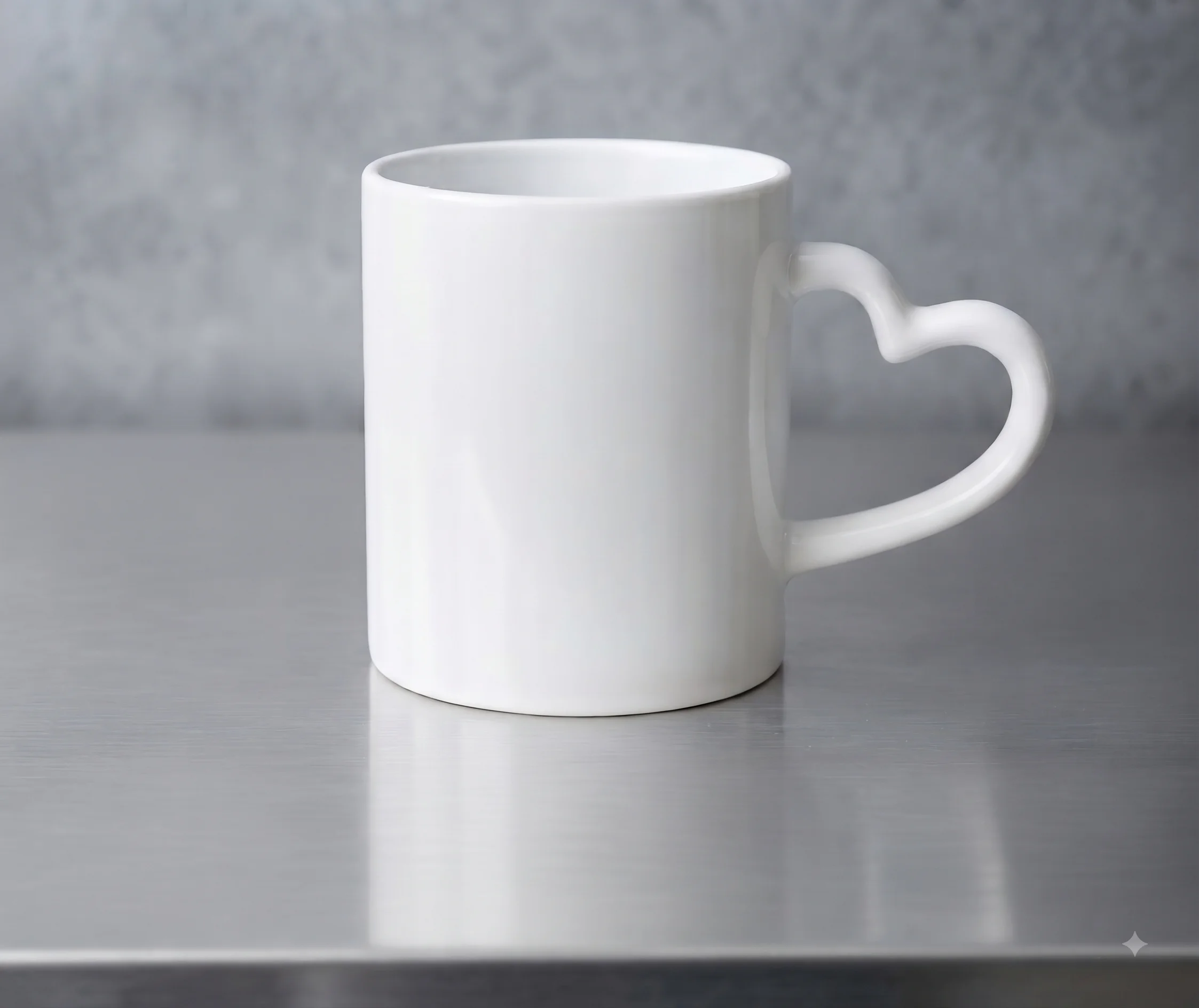 11oz Heart White Mug — personalised gift by Printora Gifts