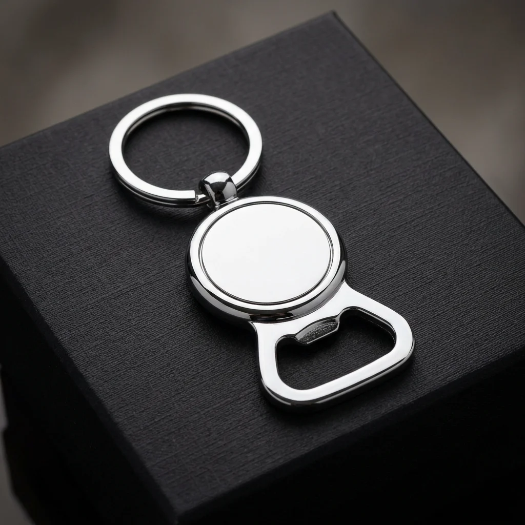 Stainless Steel Key Chain Bottle Opener — personalised gift by Printora Gifts